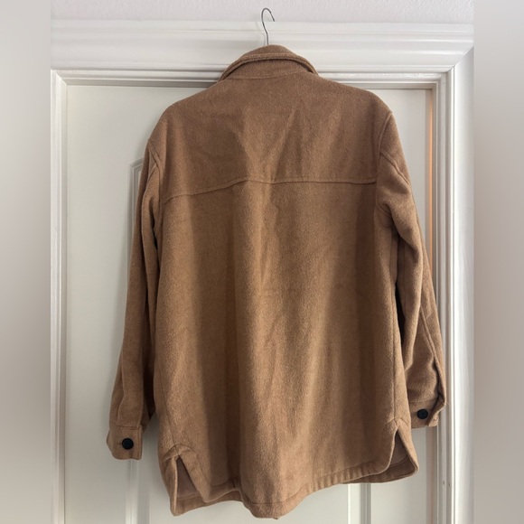 Tan Button-Up Shacket / Jacket - Picture 4 of 4